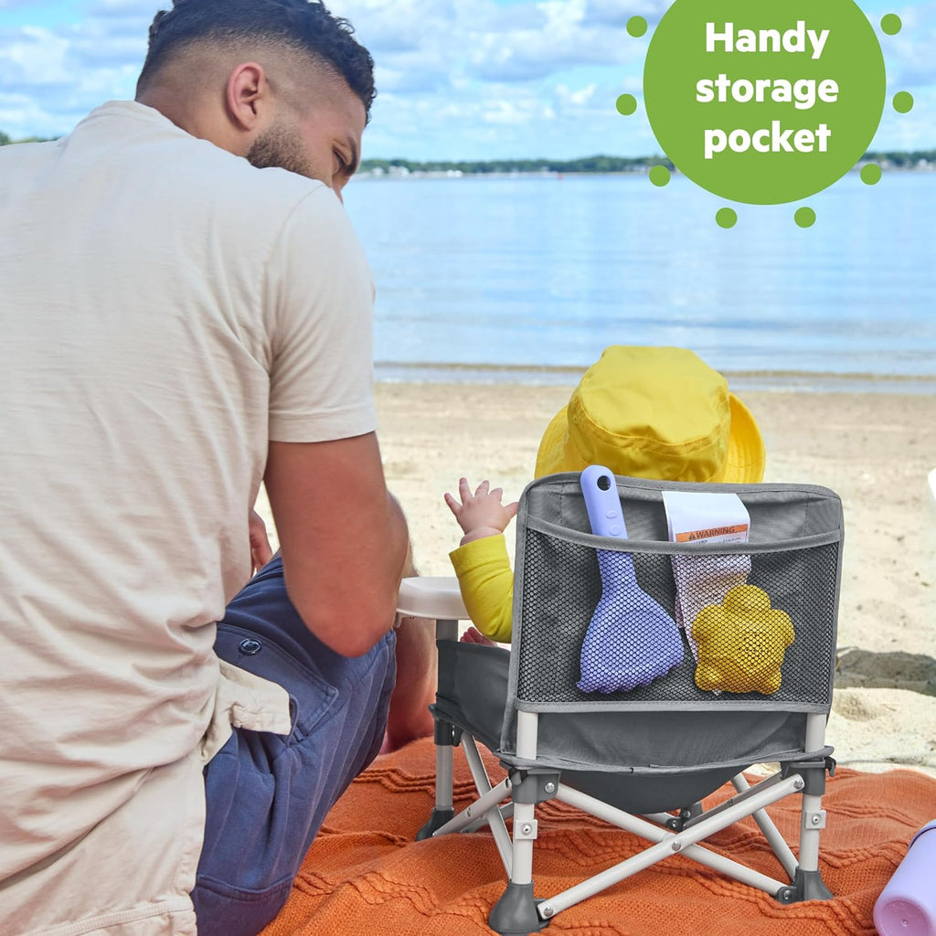 Pop ‘N Sit Portable Booster Seat, 3-in-1 Floor Seat, Travel High Chair & Toddler Booster with Feeding Tray