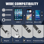 Endoscope Camera with Light, 1920P HD Borescope Inspection Camera