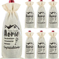 8 Pcs New Home Wine Gift Bag Burlap for Housewarming Bottles