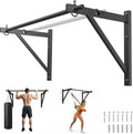 Wall Mounted Pull Up Bar for Doorway, 52''/36'' Chin Up Bar | 500 lb Capacity, Thickened Steel Construction, Joist