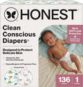 Daytime Daytime Diapers, All the Alpacas, Size 1, 136 Ct