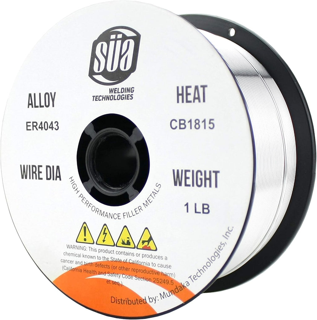 SÜA - ER4043 - MIG Aluminum Welding Wire - 1 Lb x 0.030''