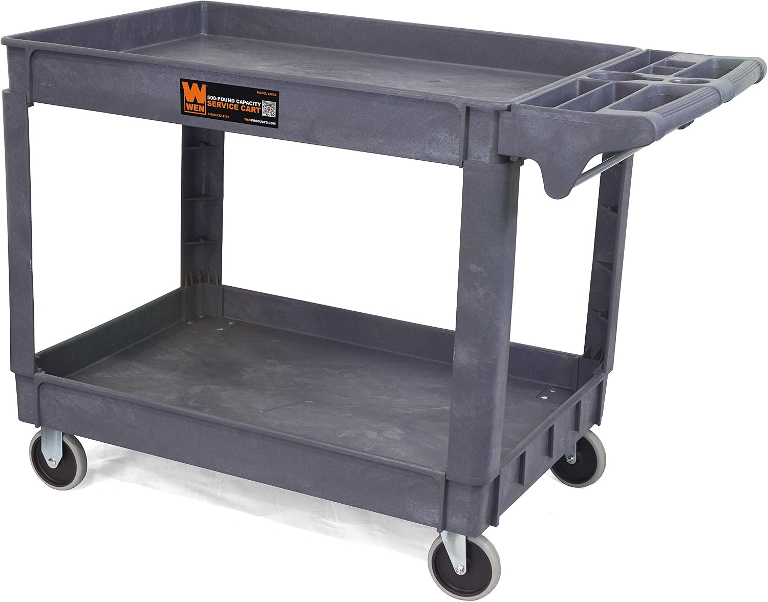 500-Pound Capacity 46 By 25.5-Inch Extra Wide Service Utility Cart