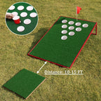 Golf Cornhole Set Exciting Golf Chipping Game Chip Shot Game for Tailgate Beach Backyard Man Cave