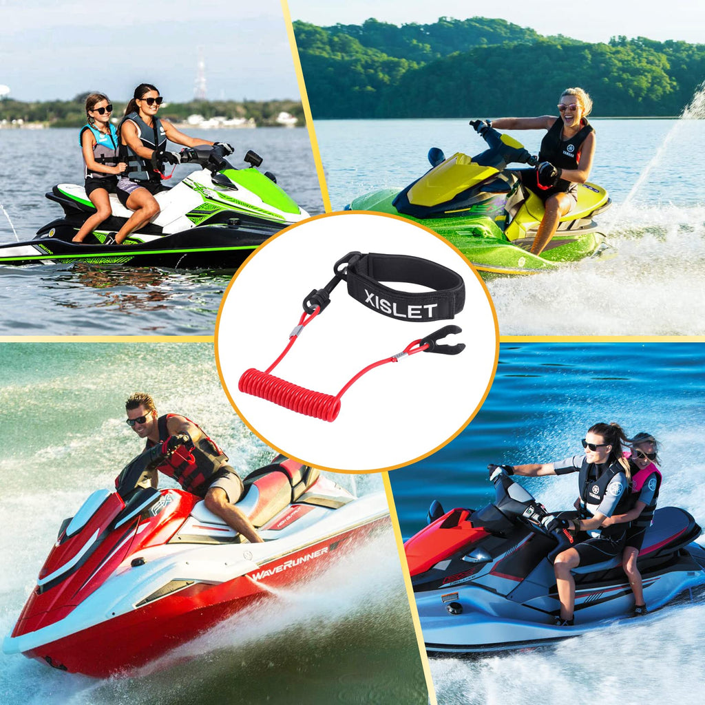 Xislet Yamaha Jet Ski Key Lanyard for Waverunner VX, Cruiser FX