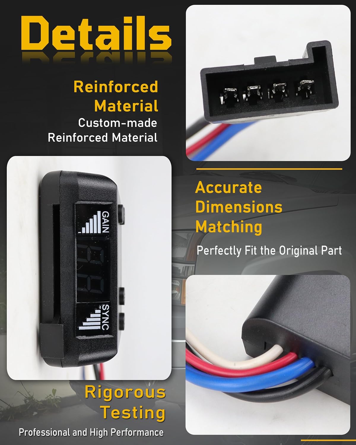 8507111 Time Delay Brake Controller Compatible with Chevy Ford General