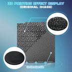 Howarx 3D Effect Build Plate for Snapmaker U1, Textured Fiber & Diamond