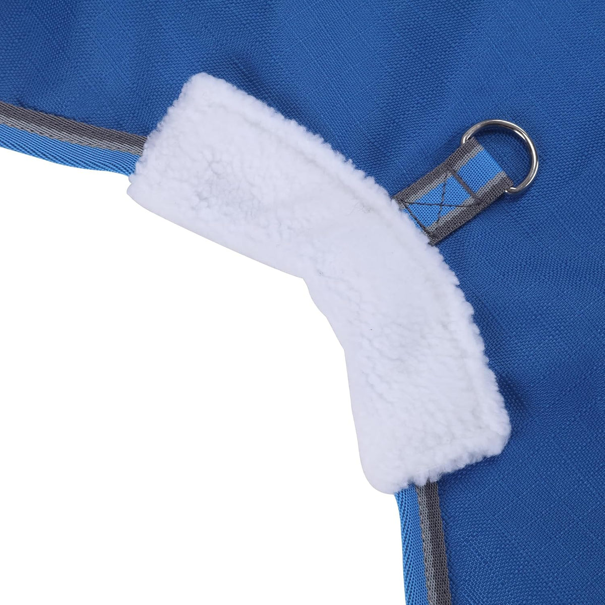 1200D Horse Blanket Waterproof Breathable Turnout (no Filling) Standard Neck Horse Sheet Blue Grey 72IN