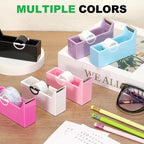 4 Pack Tape Dispenser Desk, Small Desktop Tape Dispenser, Rose