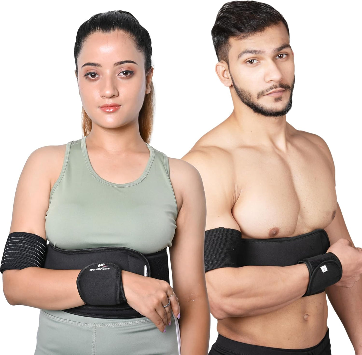 Left Right Shoulder Immobilizer Arm Sling Elastic Brace for Clavicle Collar Bone Dislocation Subluxation Shoulder