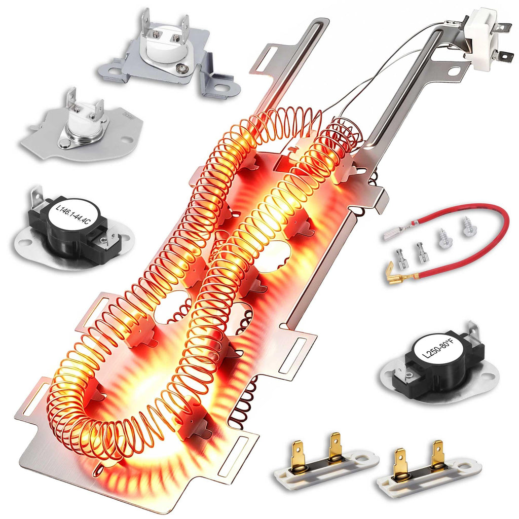 WED9400VE0 WED75HEFW0 Dryer Heating Element Kit Fit for Whirl-pool Duet