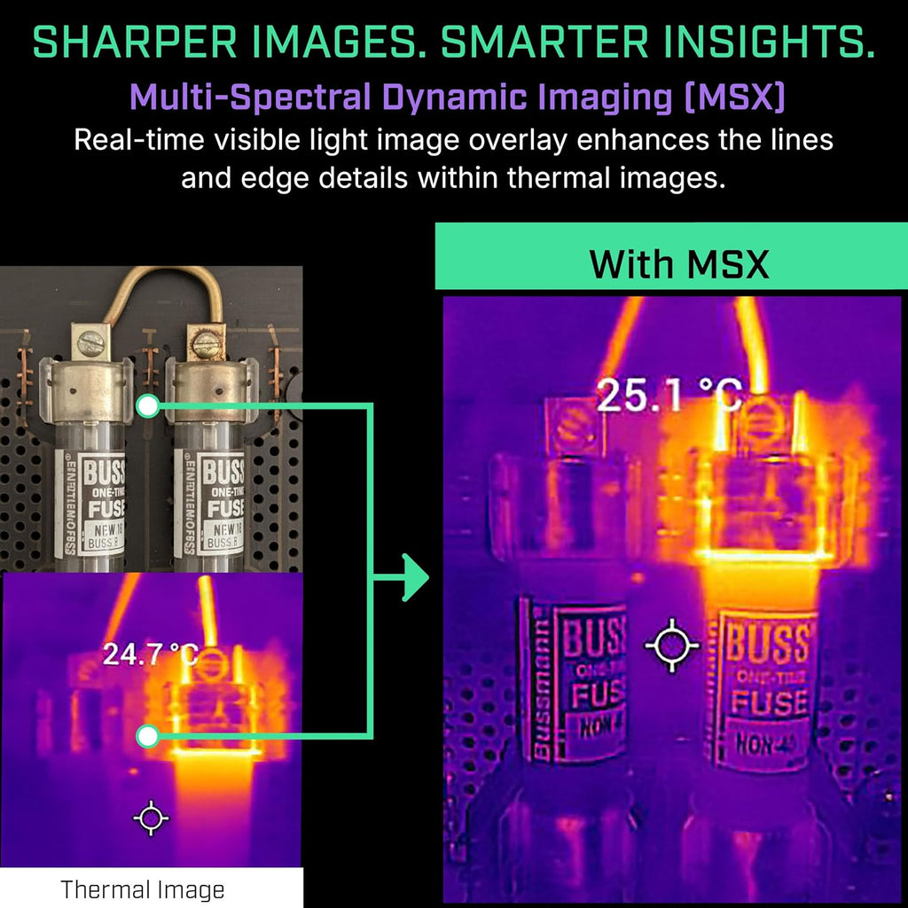 TG298 Thermal Imaging Camera, 320x240 High-Temp Spot IR, Laser