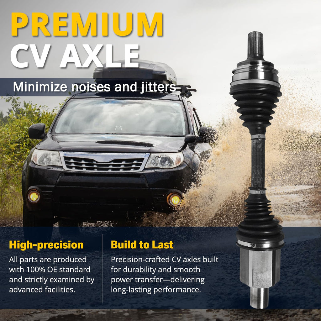 AUTOCLUB Front Left CV Axle Compatible with 2015 Mercedes-Benz E400