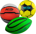 Mini Foam Sports Ball Set - Foam Football, Soccer Ball + Basketball Soft Sports Toy for Kids