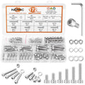 Hapric 172 Pcs M6 Bolts Assortment Kit, M6x 8-35MM Screw Kits