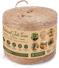 2.5mm Natural Jute Twine, 1000FT Bulk Garden Rope for Crafts