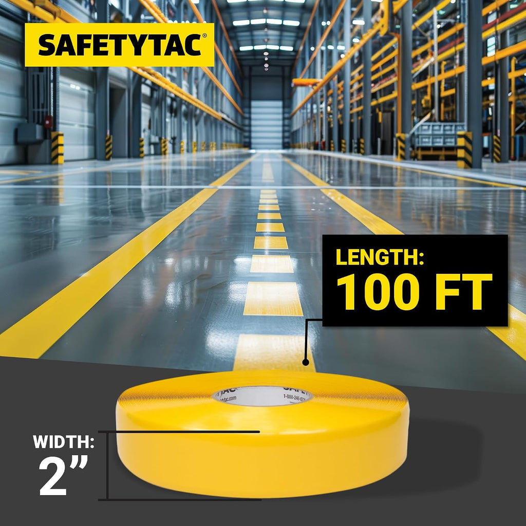 Industrial Floor Marking Tape (Blue, 2in x 100ft)
