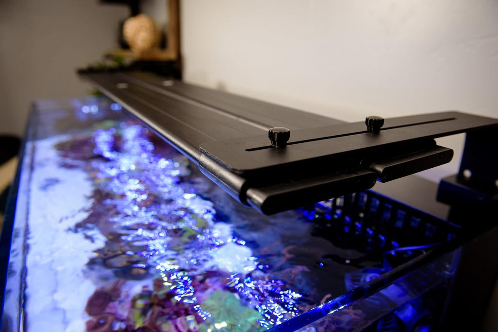 USA Dual 72" Inch Orbit Marine IC LED Saltwater Reef Marine Aquarium Light | 24 Hour IR Lighting & eFlux Wave Pump