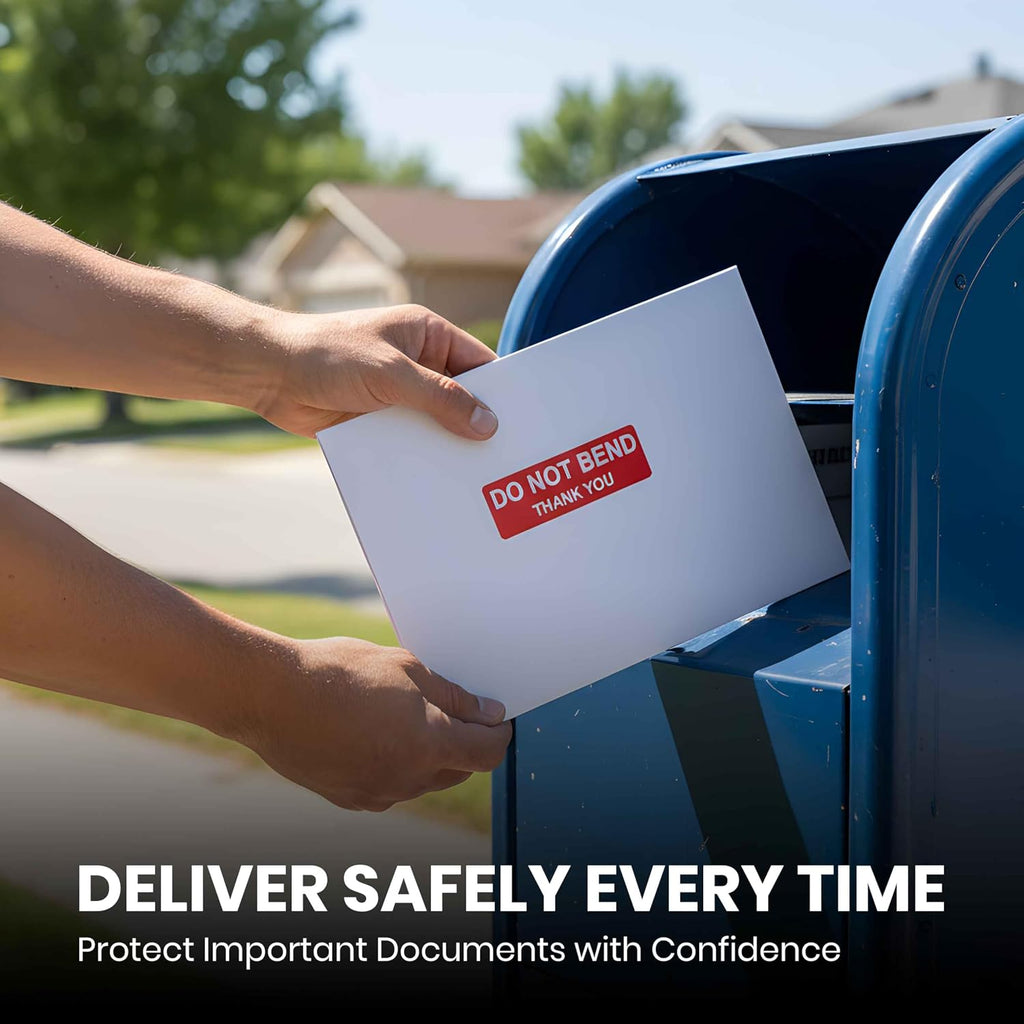 Pack Of 150, Rigid Mailers 6.5x4.5 Self Seal Photo Mailers 6.5x4.5, Stay Flat White Cardboard Shipping, Standard