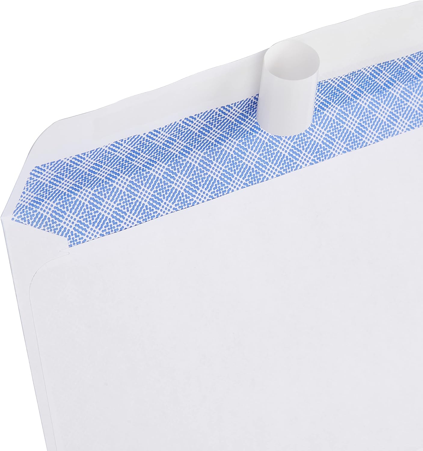 #10 Security-Tinted Self-Seal Business Envelopes with Left Window for Invoices and Documents, White, 500-Pack