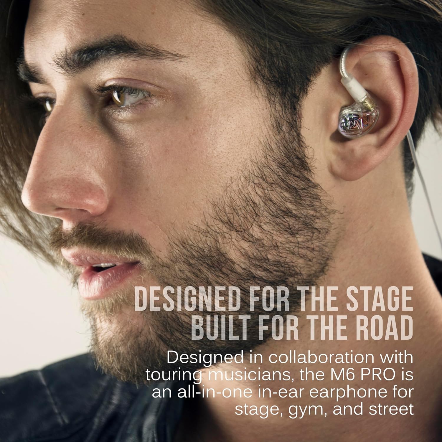 M6 PRO In Ear Monitor Headphones for Musicians, 2nd Gen Model With Upgraded Sound, Memory Wire Earhooks & Replaceable