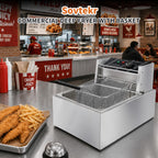 Deep Fryer with Basket for Restaurant Home Use