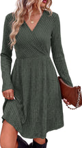 Womens Fall Dresses 2026 Sweater Dress Maternity Clothes Green M