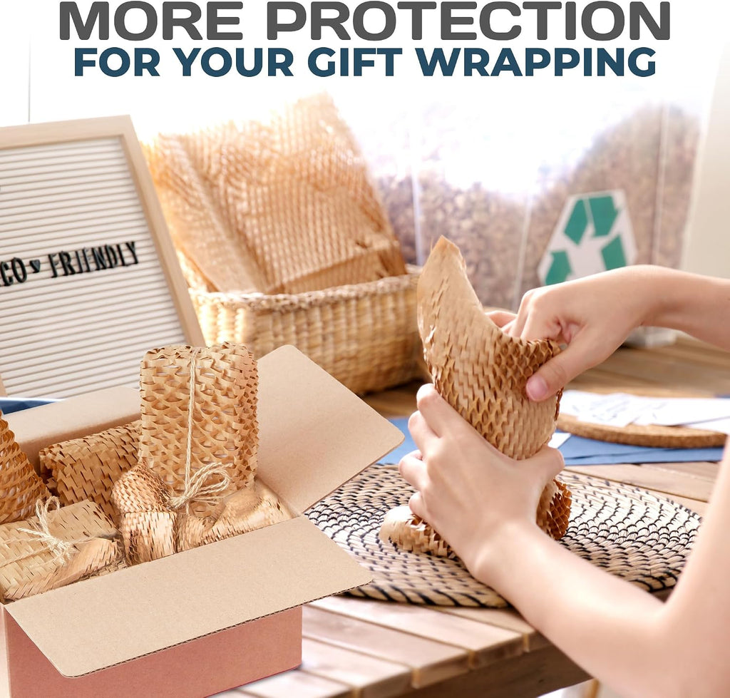 HexcelWrap Mini Honeycomb Packing Paper - Natural, 12" x 300'