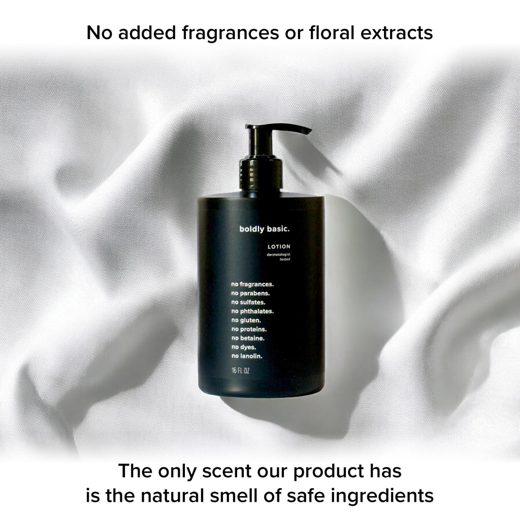 Fragrance Free Lotion - Unscented Moisturizer (16 oz)
