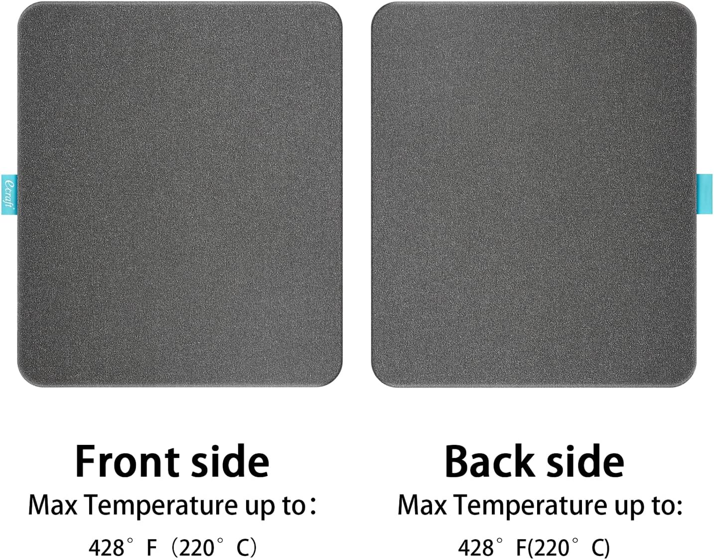Heat Press Mat for Cricut Easypress: Ecraft (11 x 13 inch) Double-Sided Heating Ironing Mats for Craft Insulation
