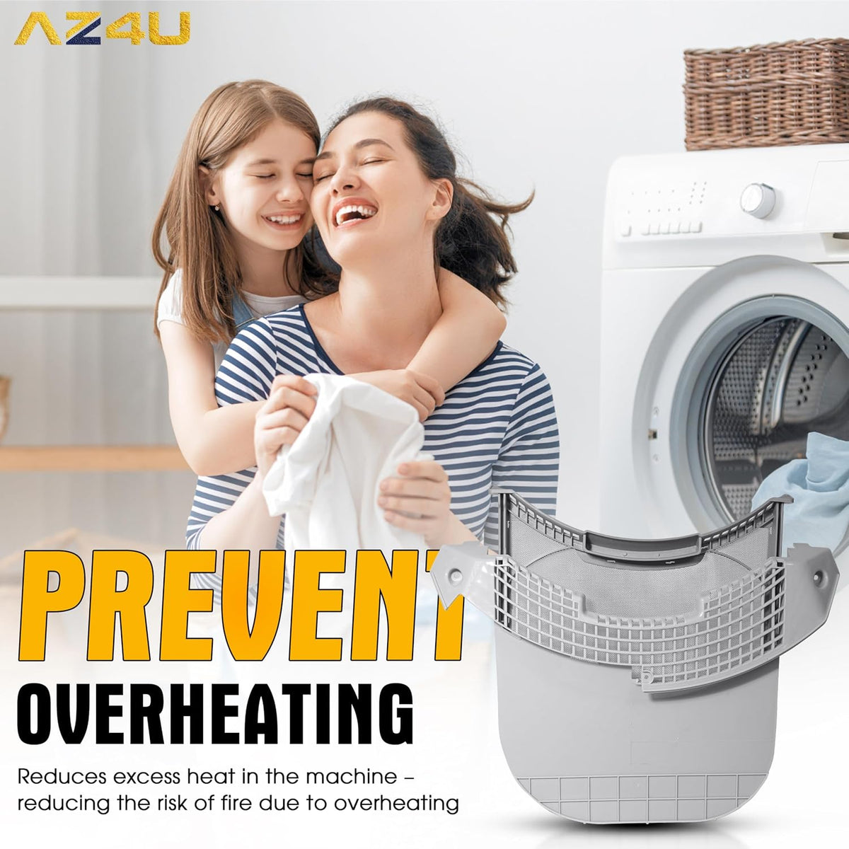Dryer Lint Filter Screen And Lint Trap Cover Housing Replaces For LG DLG3051W DLG3171W DLGX3471V DLGX3471W DLGX3571V DLGX3251W DLGX3876W DLG3181W DLG3501W DLG3401W DLG3601W DLG3461W DLG2602W DLGX3901W