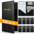 10 Pcs Server Books, Check Presenters for Restaurants