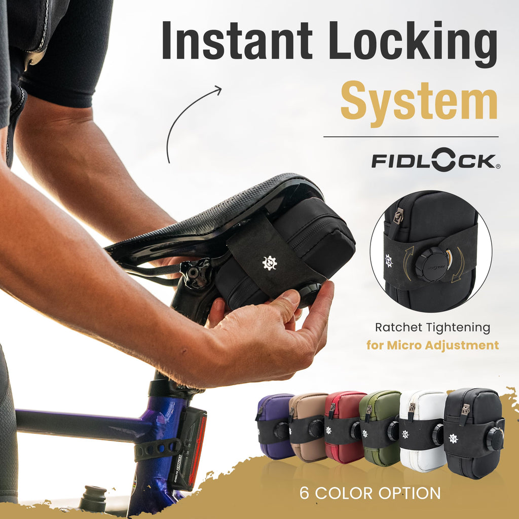 Falcon Magnetic Small Saddle Bag (Black, Extra Small)