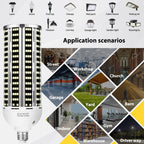 150W 4 pack LED Corn Light Bulb(1500W Equivalent ) ,Commercial Grade DayLight 5000K E26/E39 22900LM Medium Mogul Base