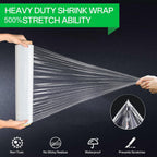 18in Stretch Wrap Roll, Heavy Duty 3000ft Shrink Wrap, Pallet Wrap 4 Pack
