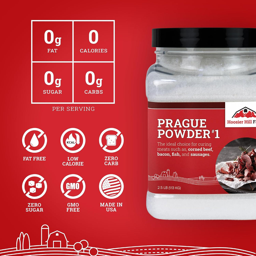 Prague Powder No.1 Curing Salt, 2.5LB (Pack of 1)