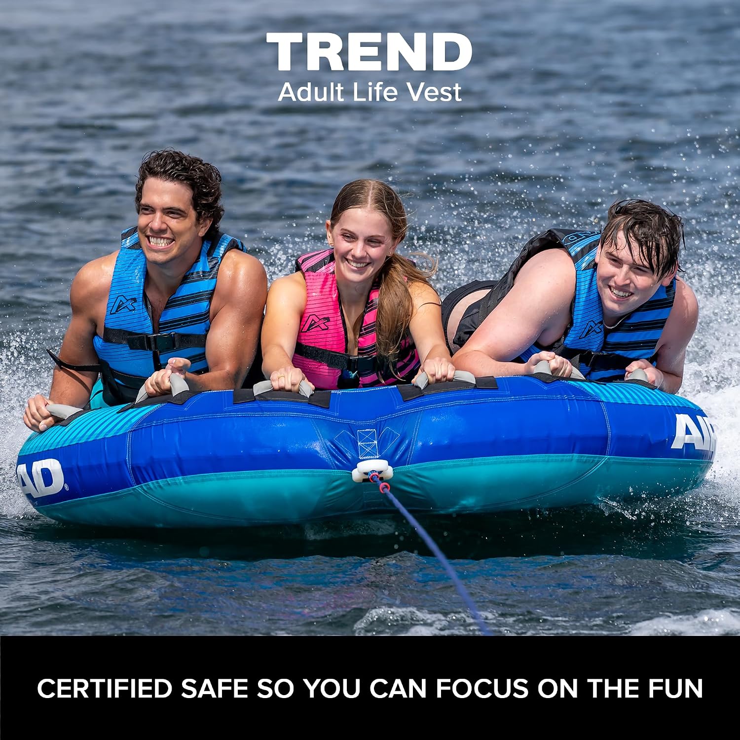 Trend Life Jacket for Adults & Kids - USCG Approved Life Vest for Men, Women, Youth & Child, Watersports Vest for