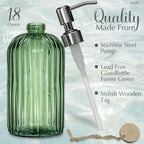 18Oz Green Soap Dispenser with Rust Proof Pump