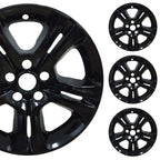 17" Gloss Black Car Wheel Skin Set Made for Dodge Charger