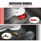 NICECNC Red 2pcs Aluminum RZR Floor Drain Plug