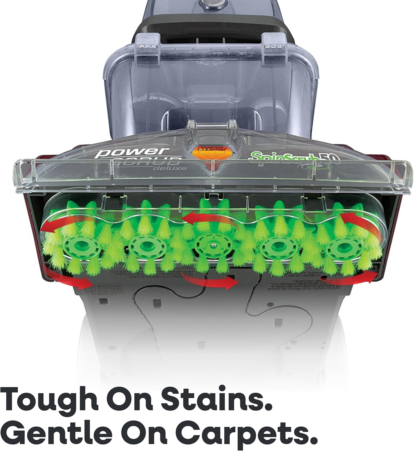 PowerScrub Deluxe Carpet Cleaner Machine, Pet & Upholstery Tools | Deep Cleaning Carpet Shampooer Machine, SpinScrub