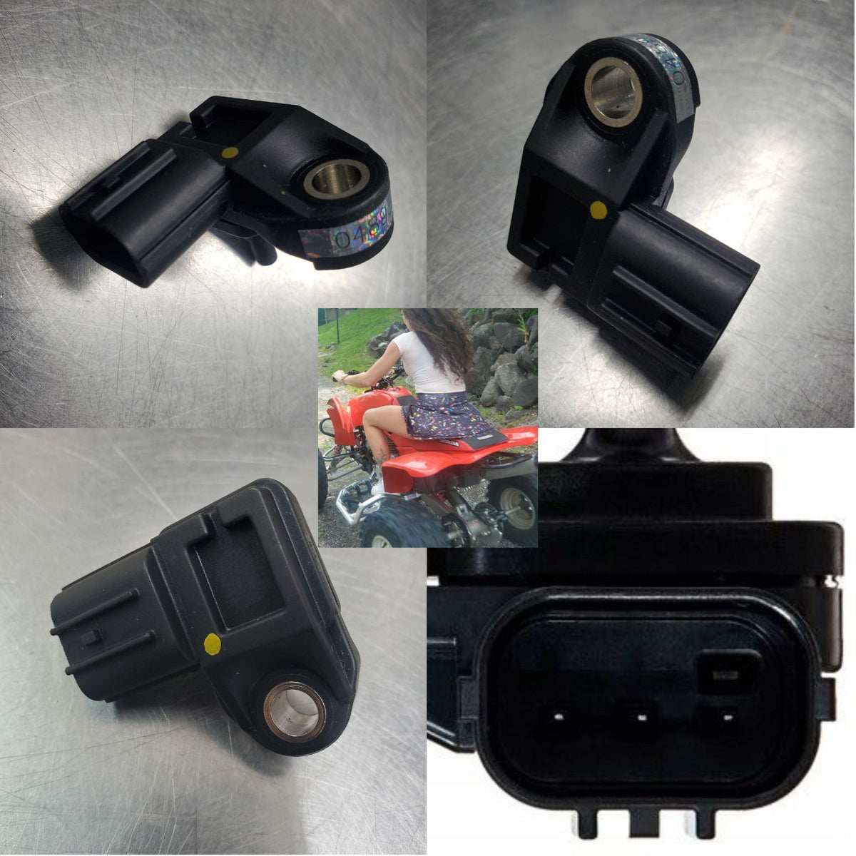 (2025 Updated Version) Certified OEM Replacement Part 1WS-82380-00-00 MAP Air Pressure Sensor 100% Guaranteed for Yamaha Bikes/Snowmobiles/ATV/utv Real World USA Tested