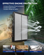 KAX CA12954 Engine Air Filter for INFINITI