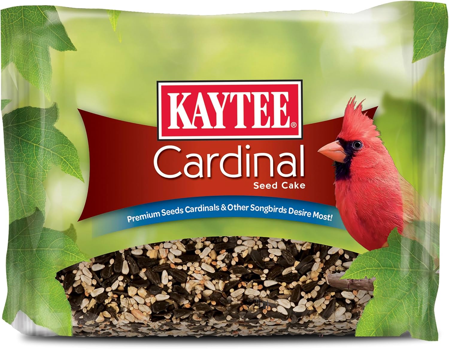 Cardinal Seed Cake, Wild Bird Food, 1.85 Pounds