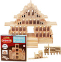 OWT Wooden Building Planks for Kids | 100 Piece STEM Construction Blocks Set for Creative Play | Educational Wood