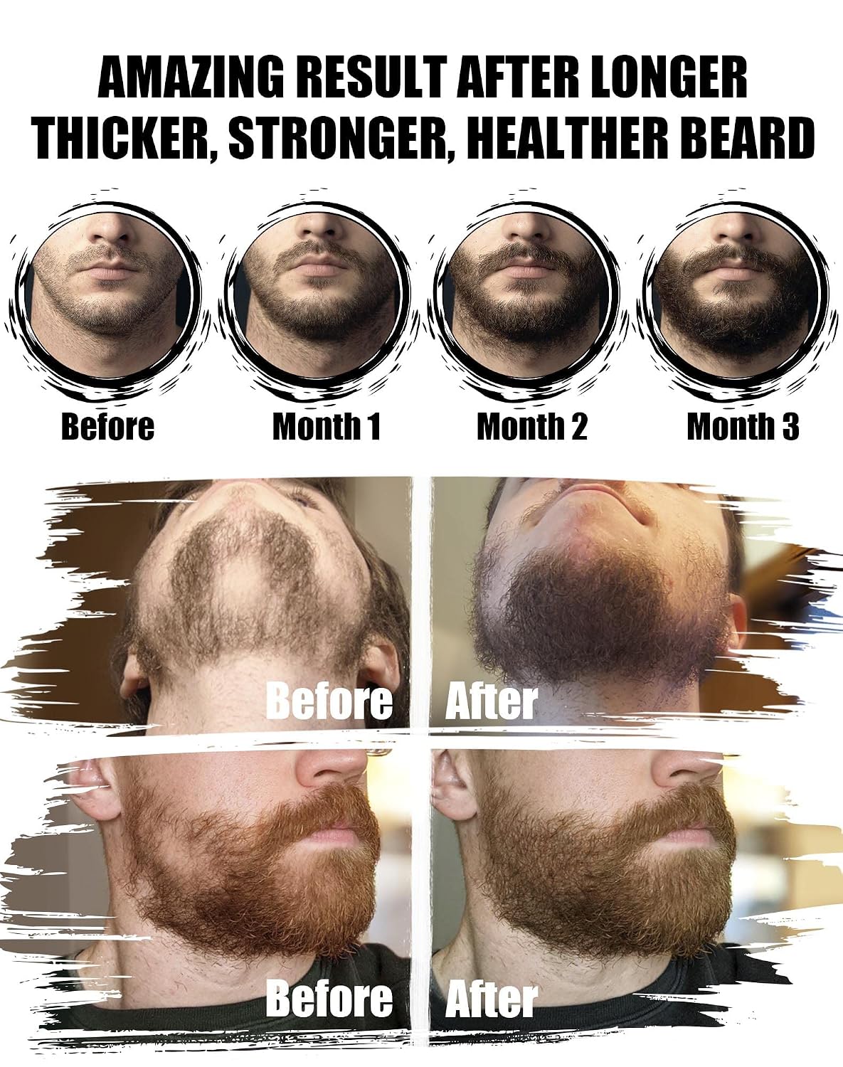 Beard Kit for Men Grooming & Care: Christmas Stocking Stuffers Valentines Fathers Birthday Gifts for Men, Husband
