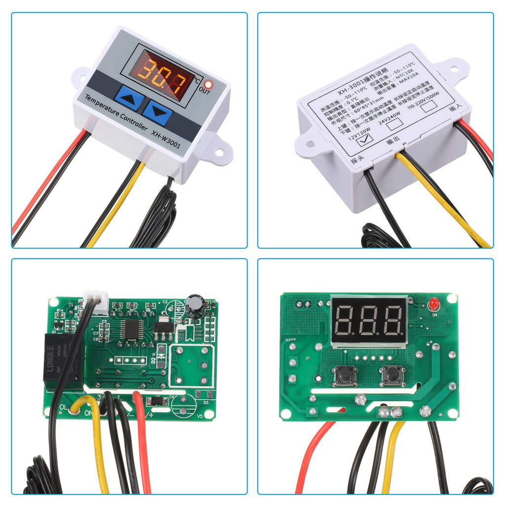 Xh-w3001 Digital LED Temperature Controller Module Digital, 4 Pieces