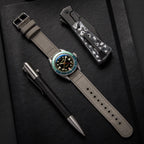 Canvas Quick Release Watch Bands (Ash Gray, 18mm)