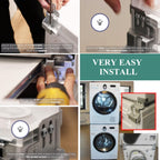 MEANHDAG Stacking Kit SK-DH for Samsung 24” Wide Front Load Washer and Dryer Combo, Save Space Solution for Stackable Laundry Machine Sets, All Parts Included