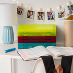 File Box |Made in USA| Fits 8.5"x11" A4 Paper, (6-Pack) - Multi